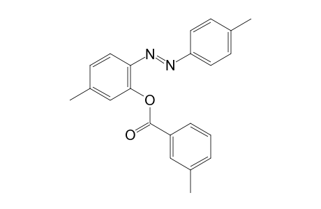 (E)-5-Methyl-2-(p-tolyldiazenyl)phenyl 3-Methylbenzoate