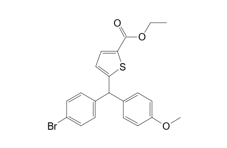 ethyl 5-((4-bromophenyl)(4-methoxyphenyl)methyl)thiophene-2-carboxylate