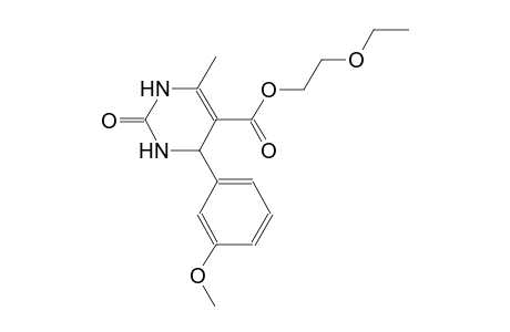 2-ethoxyethyl 4-(3-methoxyphenyl)-6-methyl-2-oxo-1,2,3,4-tetrahydro-5-pyrimidinecarboxylate