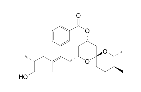 1,7-Dioxaspiro[5.5]undecan-4-ol, 2-(6-hydroxy-3,5-dimethyl-2-hexenyl)-8,9-dimethyl-, 4-benzoate, [2R-[2.alpha.(2E,5R*),4.alpha.,6.beta.(8R*,9S*)]]-