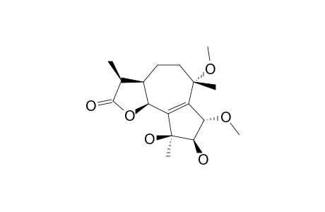 3-BETA,4-BETA-DIHYDROXY-2-ALPHA,10-ALPHA-DIMETHOXY-11-ALPHA-H-GUAIA-1(5)-EN-12,6-BETA-OLIDE