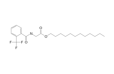 Glycine, N-(2-trifluoromethylbenzoyl)-, dodecyl ester