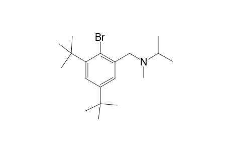 2-Bromo-1,5-di-t-butyl-3-(N-isopropyl-N-methylaminomethyl)benzene