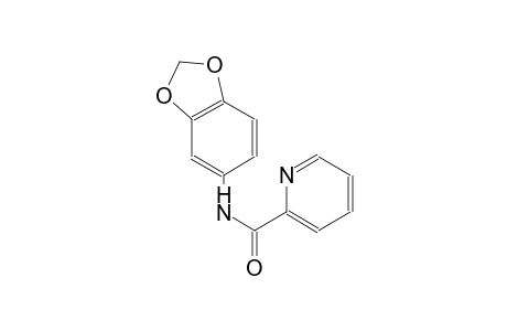 2-pyridinecarboxamide, N-(1,3-benzodioxol-5-yl)-