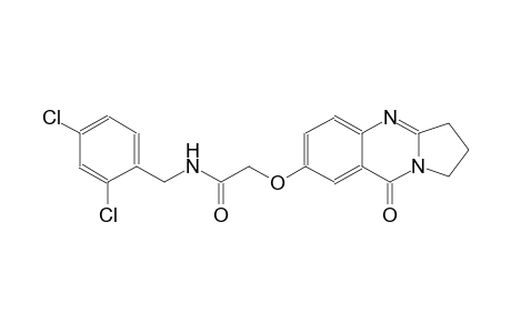 acetamide, N-[(2,4-dichlorophenyl)methyl]-2-[(1,2,3,9-tetrahydro-9-oxopyrrolo[2,1-b]quinazolin-7-yl)oxy]-