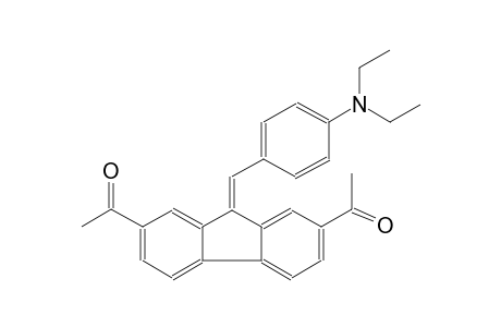 Fluorene-2,7-diacetyl, 9-(4-diethylaminobenzylideno)-