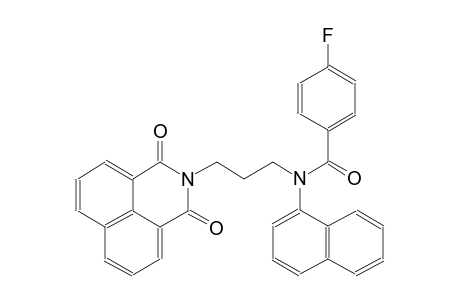 benzamide, N-[3-(1,3-dioxo-1H-benz[de]isoquinolin-2(3H)-yl)propyl]-4-fluoro-N-(1-naphthalenyl)-