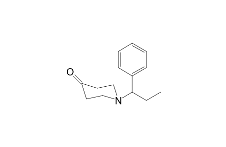 N-(1-Phenylpropyl)-4-piperidone