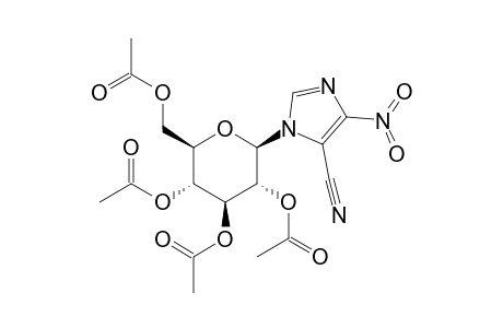 1H-Imidazole-5-carbonitrile, 4-nitro-1-(2,3,4,6-tetra-O-acetyl-.beta.-D-glucopyranosyl)-