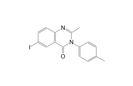 6-iodo-2-methyl-3-(4-methylphenyl)-4(3H)-quinazolinone