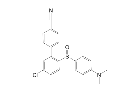 5'-Chloro-2'-(4-dimethylamino benzenesulfinyl)biphenyl-4-carbonitrile