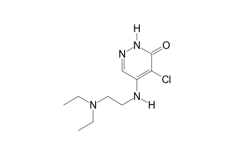 4-Chloro-5-([2-(diethylamino)ethyl]amino)pyridazin-3(2H)-one