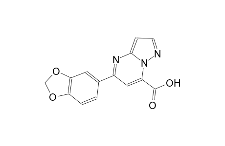 pyrazolo[1,5-a]pyrimidine-7-carboxylic acid, 5-(1,3-benzodioxol-5-yl)-