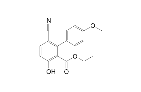Ethyl 4'-Methoxy-6-cyano-3-hydroxy-biphenyl-2-carboxylate