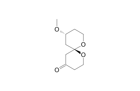 (6R,10R)-10-Methoxy-1,7-dioxaspiro[5.5]undecan-4-one