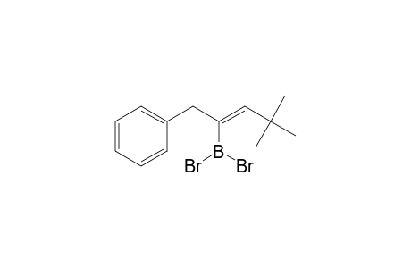 Borane, dibromo[3,3-dimethyl-1-(phenylmethyl)-1-butenyl]-