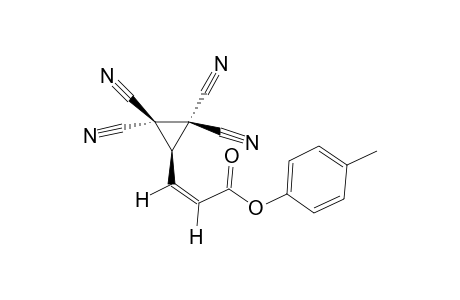 PARA-TOLYL-(Z)-3-(1',1',2',2'-TETRACYANOCYClOPROP-3'-YL)-ACRYLATE