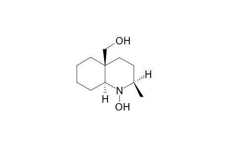 4a-Hydroxymethyl-2-methyl-1-octahydroquinolin-1-ol