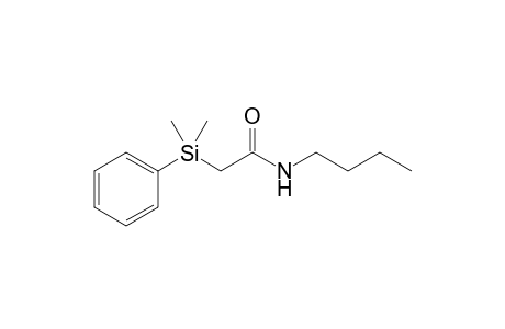 N-butyl-2-[dimethyl(phenyl)silyl]acetamide