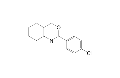 2H-3,1-Benzoxazine, 2-(4-chlorophenyl)octahydro-, cis-