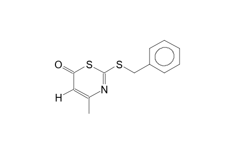 2-BENZYLTHIO-4-METHYL-6H-1,3-THIAZIN-6-ONE