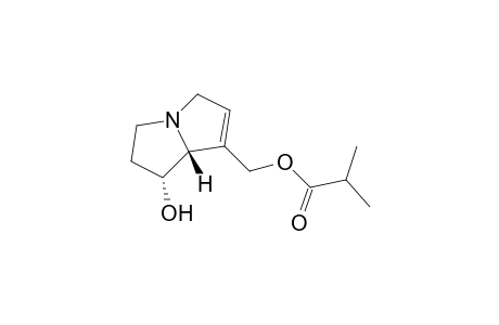 Propanoic acid, 2-methyl-, (2,3,5,7a-tetrahydro-1-hydroxy-1H-pyrrolizin-7-yl)methyl ester, (1R-trans)-