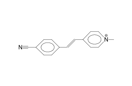 4-(4-Cyano-styryl)-N-methyl-pyridinium cation