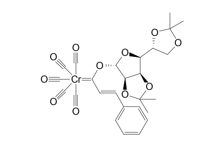 Pentacarbonyl-[2,3 : 5,6-bis(Isopropylidene)-.beta.-D-fructopyranosyloxy(styryl)carbene]-chromium