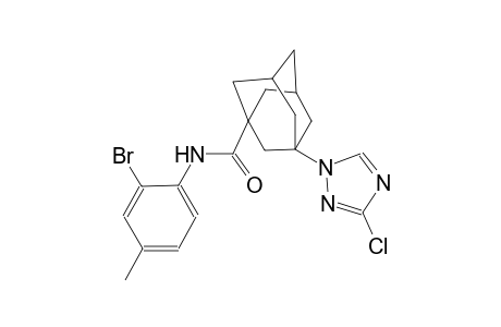 N-(2-bromo-4-methylphenyl)-3-(3-chloro-1H-1,2,4-triazol-1-yl)-1-adamantanecarboxamide