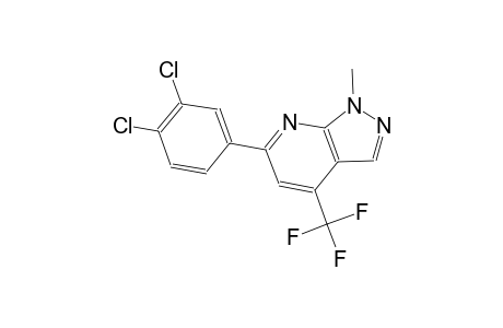 1H-pyrazolo[3,4-b]pyridine, 6-(3,4-dichlorophenyl)-1-methyl-4-(trifluoromethyl)-