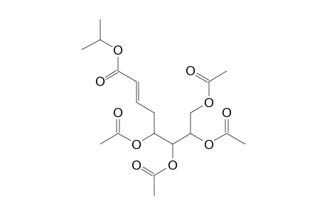 ISOPROPYL-4,5,6,7-TETRA-O-ACETYL-2,3-DIDEOXY-2-C-METHYLENE-D-ARABINO-HEPTULOSONATE
