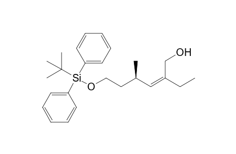 (Z,4R)-6-[tert-butyl(diphenyl)silyl]oxy-2-ethyl-4-methyl-2-hexen-1-ol