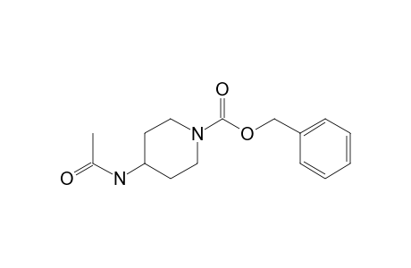 1-Benzyloxycarbonyl-4-piperidinamine, N-acetyl-