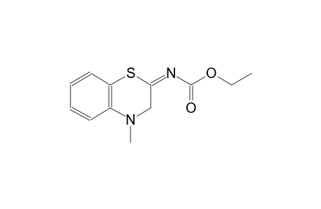 ethyl (2E)-4-methyl-3,4-dihydro-2H-1,4-benzothiazin-2-ylidenecarbamate