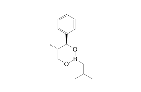 2-ISOBUTYL-5-METHYL-4-PHENYL-1,3,2-DIOXABORINANE;MINOR_ISOMER