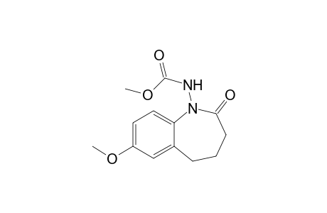 Methyl N-(7-methoxy-2-oxidanylidene-4,5-dihydro-3H-1-benzazepin-1-yl)carbamate