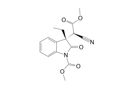 3-ETHYL-2-OXINDOLE;METHYL-3-(1-CYANO-2-METHOXY-2-OXOETHYL)-2,3-DIHYDRO-3-ETHYL-1H-2-OXINDOLE-1-CARBOXYLATE