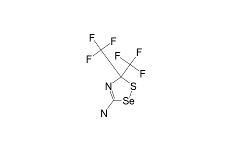 3-Amino-5,5-bis(trifluoromethyl)-1,2,4-thiaselenazoline