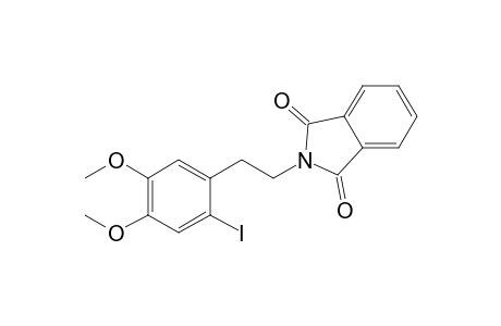 2-[2-(2-iodanyl-4,5-dimethoxy-phenyl)ethyl]isoindole-1,3-dione
