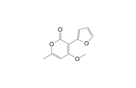 4-Methoxy-6-methyl-3-(2-furyl)-2H-pyran-2-one