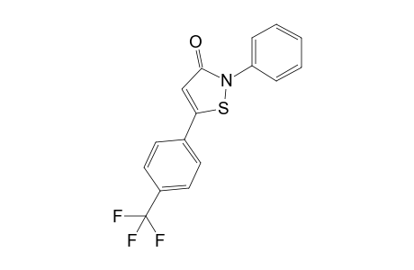 2-Phenyl-5-(4-(trifluoromethyl)phenyl)isothiazol-3(2H)-one