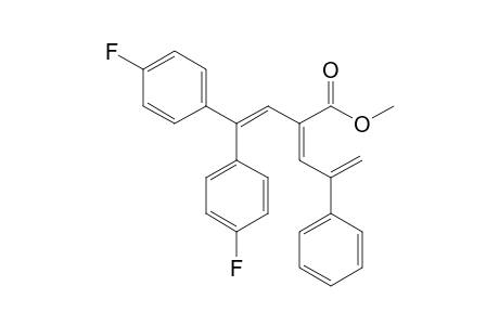 Methyl 2-(2,2-Di(p-fluorophenyl)ethenyl)-4-(phenyl)penta-2,4-dienoate