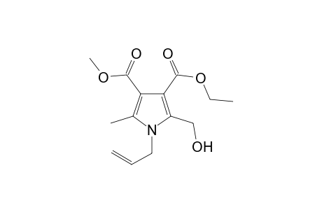 3-Ethyl 4-methyl 1-allyl-2-(hydroxymethyl)-5-methyl-1H-pyrrole-3,4-dicarboxylate
