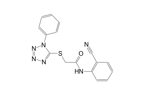 N-(2-cyanophenyl)-2-[(1-phenyl-1H-tetraazol-5-yl)sulfanyl]acetamide