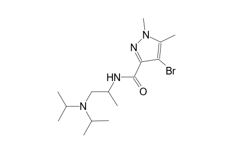 4-bromo-N-[2-(diisopropylamino)-1-methylethyl]-1,5-dimethyl-1H-pyrazole-3-carboxamide