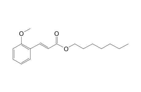 Trans-2-methoxycinnamic acid, heptyl ester