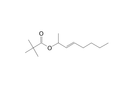 2,2-Dimethylpropanoic acid, oct-3-en-2-yl ester