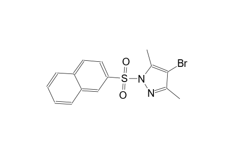 4-bromo-3,5-dimethyl-1-(2-naphthylsulfonyl)-1H-pyrazole