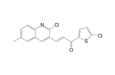 (2E)-3-(2-Chloro-6-methylquinolin-3-yl)-1-(5-chlorothien-2-yl)prop-2-en-1-one