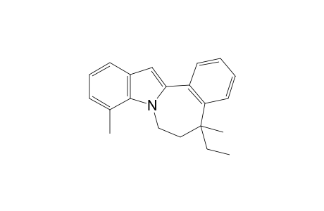 8-Ethyl-7,8-dihydro-4,8-dimethyl-6H-indolo[2,1-a][2]benzazepine